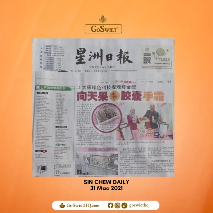 Sin Chew Daily 31 Mac 2021