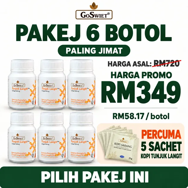 Pakej 6 botol RM349